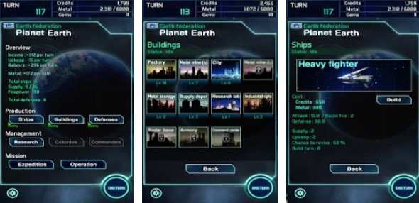 Gameplay screenshot from wargame silent universe for Android