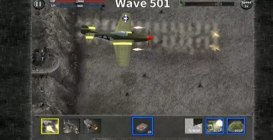 Gameplay screenshot from war 1944 for Android