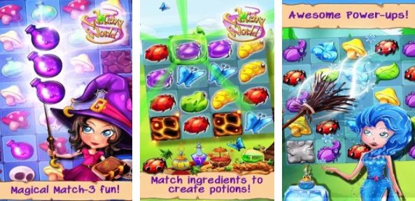 Gameplay screenshot from witchy world for Android
