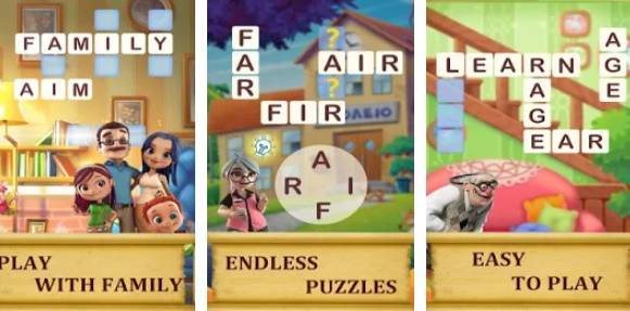 Gameplay screenshot from wordsdom best word puzzles for Android