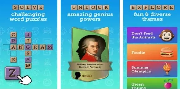 Gameplay screenshot from word genius for Android