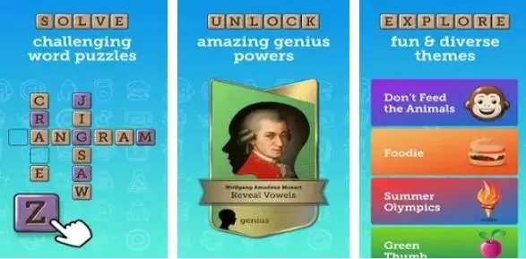 Gameplay screenshot from word genius for Android