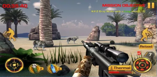 Gameplay screenshot from wild hunter 3d for Android