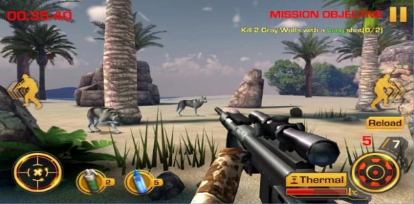 Gameplay screenshot from wild hunter 3d for Android