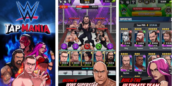 wwe tap mania