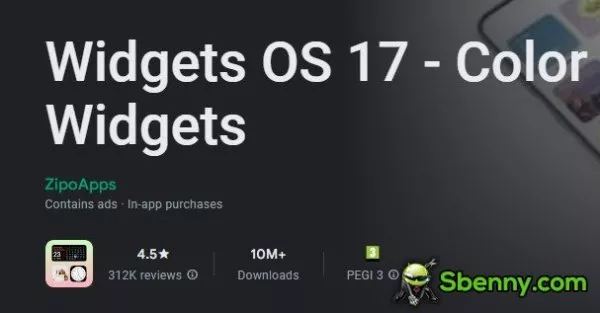 widgets os 17 color widgets