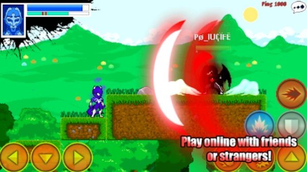 Gameplay screenshot from warriors of the universe online for Android