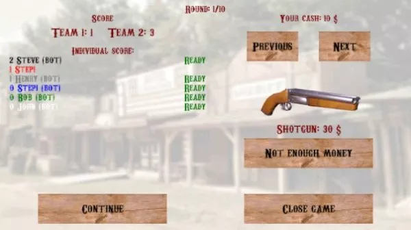 Gameplay screenshot from wild west combat for Android