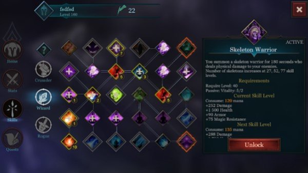 Gameplay screenshot from vengeance rpg for Android