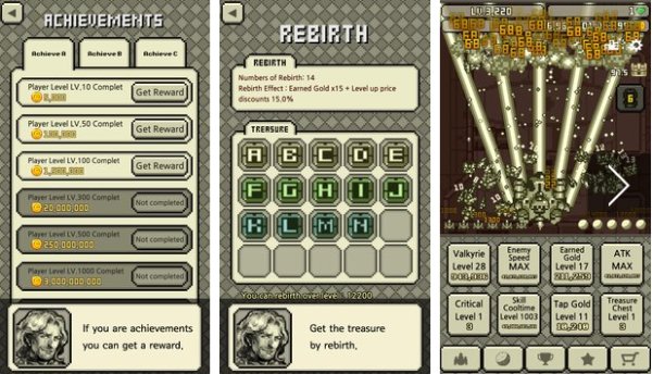 Gameplay screenshot from work hard valkyrie for Android