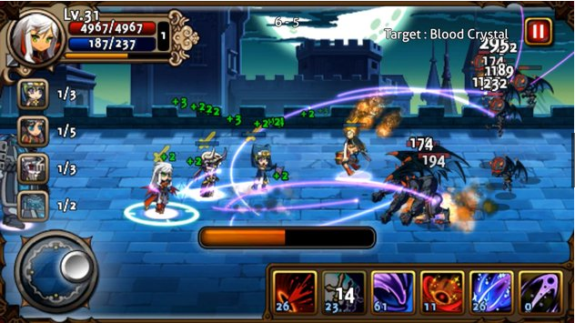 Gameplay screenshot from Vampire Slasher for Android