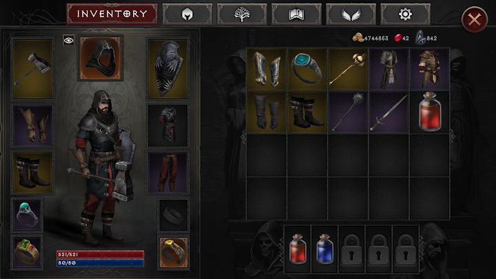 Gameplay screenshot from Vampire's Fall 2 for Android