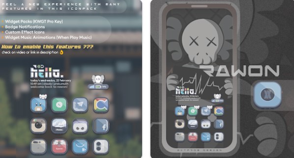 paquete de iconos de vaness rawon MOD APK Android