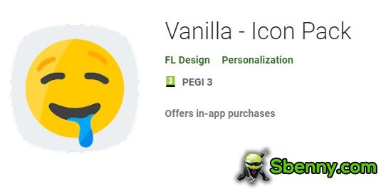 pacchetto di icone alla vaniglia
