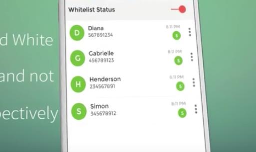 Gameplay screenshot from vblocker call and sms blocker for Android