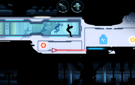 Gameplay screenshot from vector 2 premium for Android