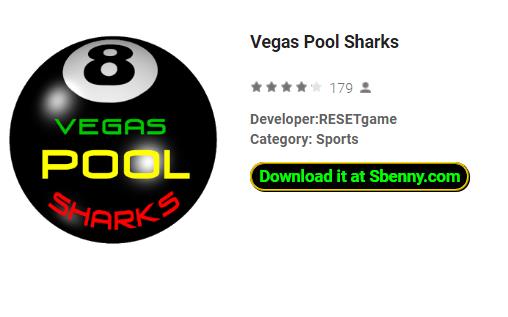 squali della piscina di Las Vegas