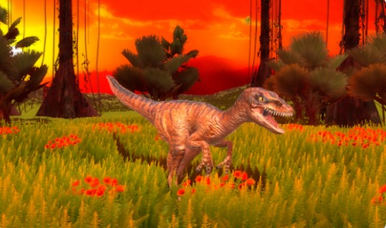 Gameplay screenshot from velociraptor simulator for Android