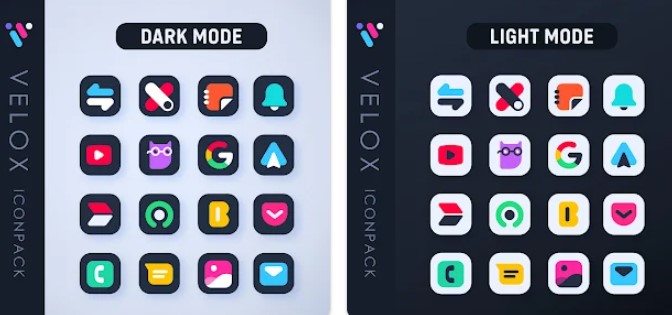 пакет значков Velox MOD APK Android