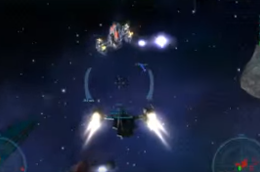 Gameplay screenshot from vendetta online hd space mmo for Android