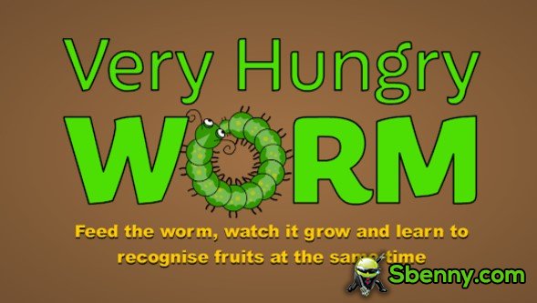 erg hongerige worm voor kinderen