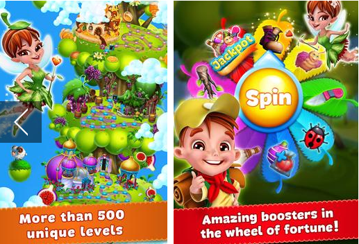 Gameplay screenshot from viber fruit adventure for Android