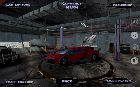 Gameplay screenshot from victory lane racing for Android