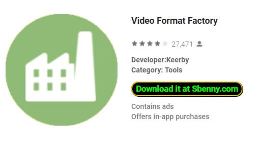video format factory