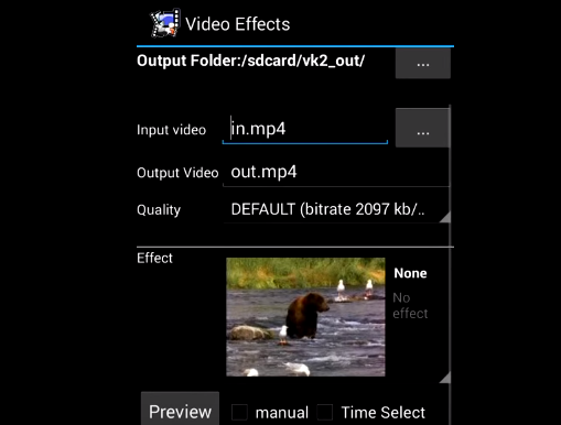 Gameplay screenshot from video kit plus for Android