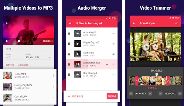 video to mp3 converter mp3 cutter and merger MOD APK Android
