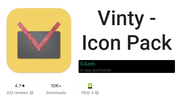 pakiet ikon Vinty