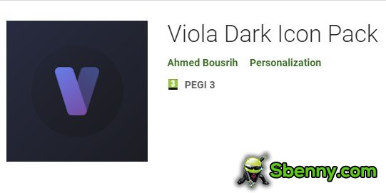 Viola Dark Icon Pack