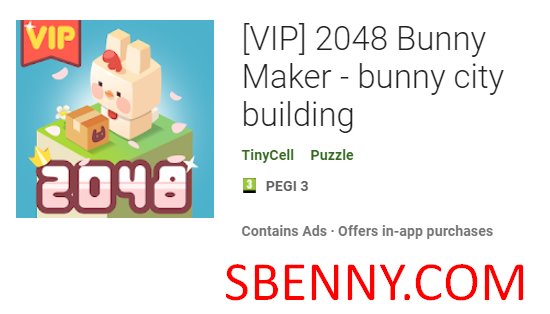 vip 2048 bunny maker coniglietto edificio della città
