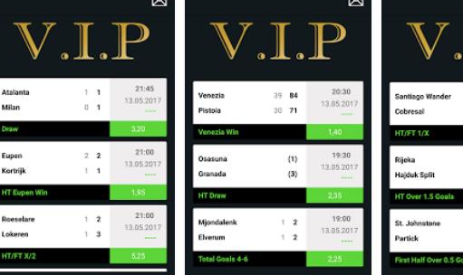 Gameplay screenshot from vip betting tips premium for Android
