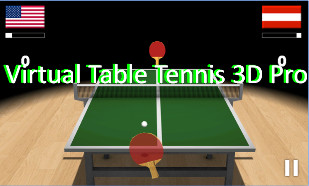 تنیس روی میز مجازی 3d طرفدار