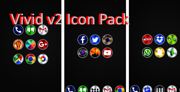 Paquete de iconos vivid v2