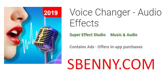 voice changer audio effects