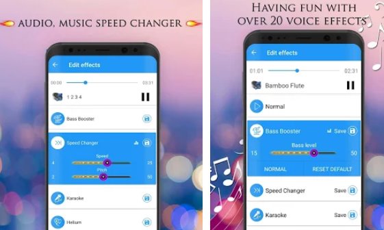 Gameplay screenshot from voice changer audio effects for Android