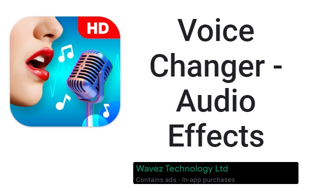 mod de efeitos de áudio para trocador de voz