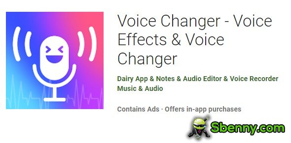 cambiador de voz efectos de voz y cambiador de voz