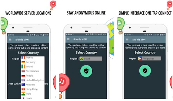 VPN 셔틀 VPN 무료 VPN 프록시 빠른 VPN MOD APK Android