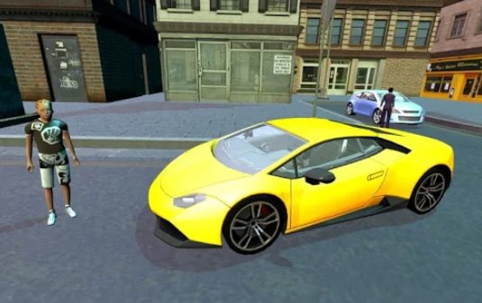 Gameplay screenshot from vr sport tuning cars show for Android