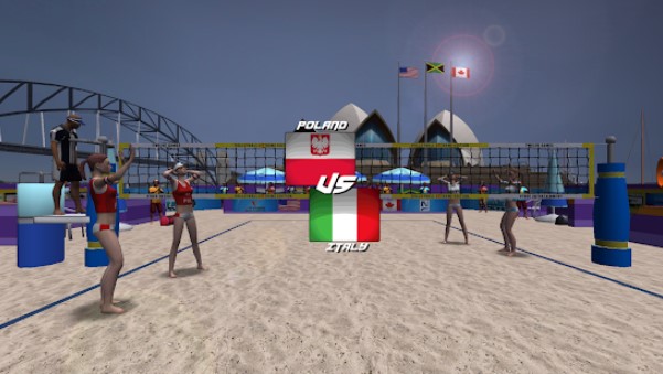 Gameplay screenshot from vtree entertainment volleyball for Android