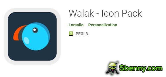 paquete de iconos de walak