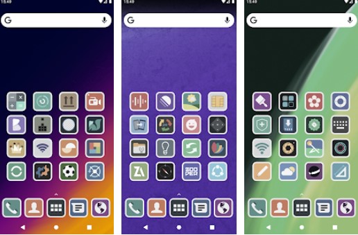 Gameplay screenshot from walak sat icon pack for Android