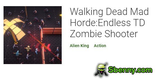 walking dead mad horde endless td zombie shooter