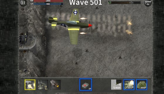 Gameplay screenshot from war 1944 for Android