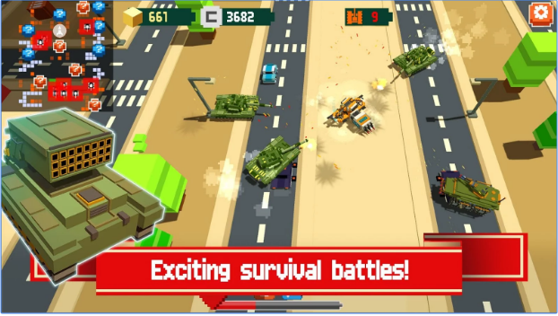 Gameplay screenshot from war boxes strike for Android