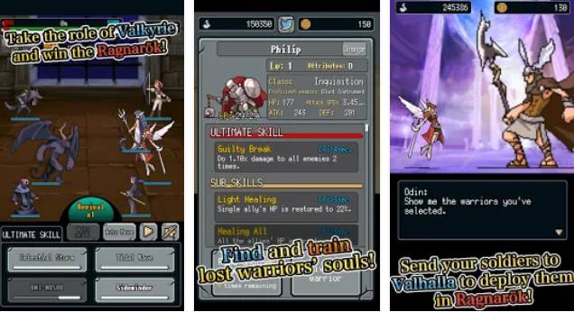 Gameplay screenshot from war of valkyrie for Android