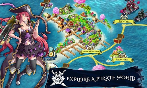 Gameplay screenshot from war pirates heroes of the sea for Android